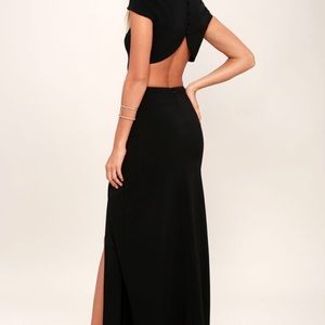 Black formal dress